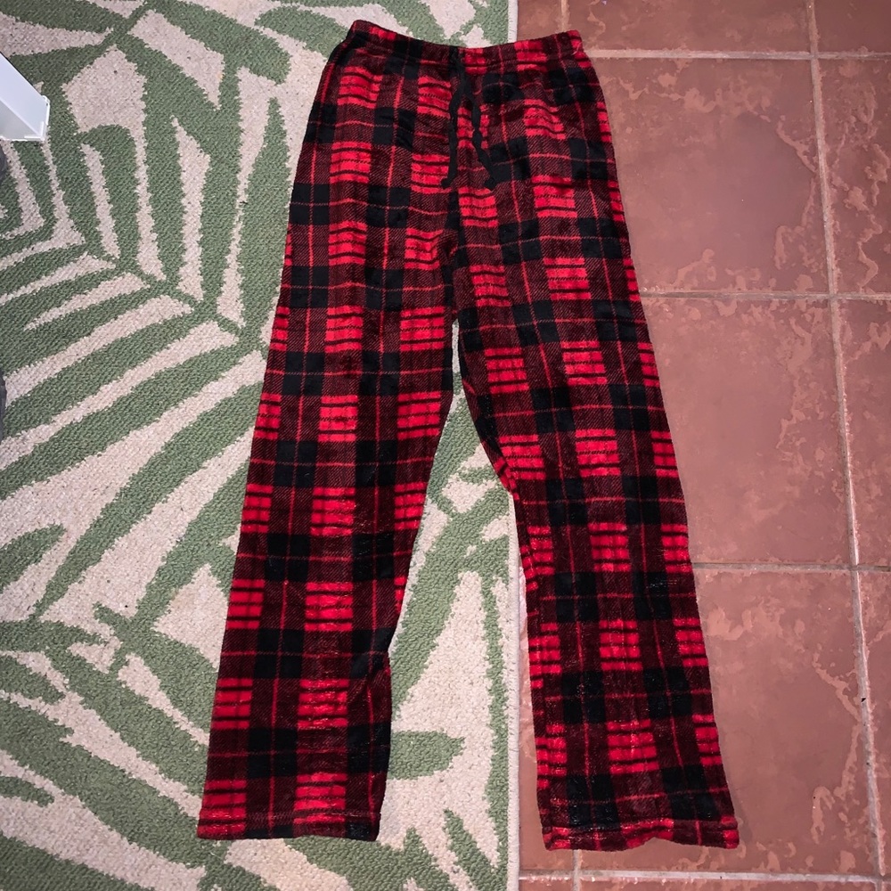 Christmas furry pj pants
